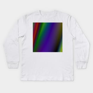 blue red green texture art Kids Long Sleeve T-Shirt